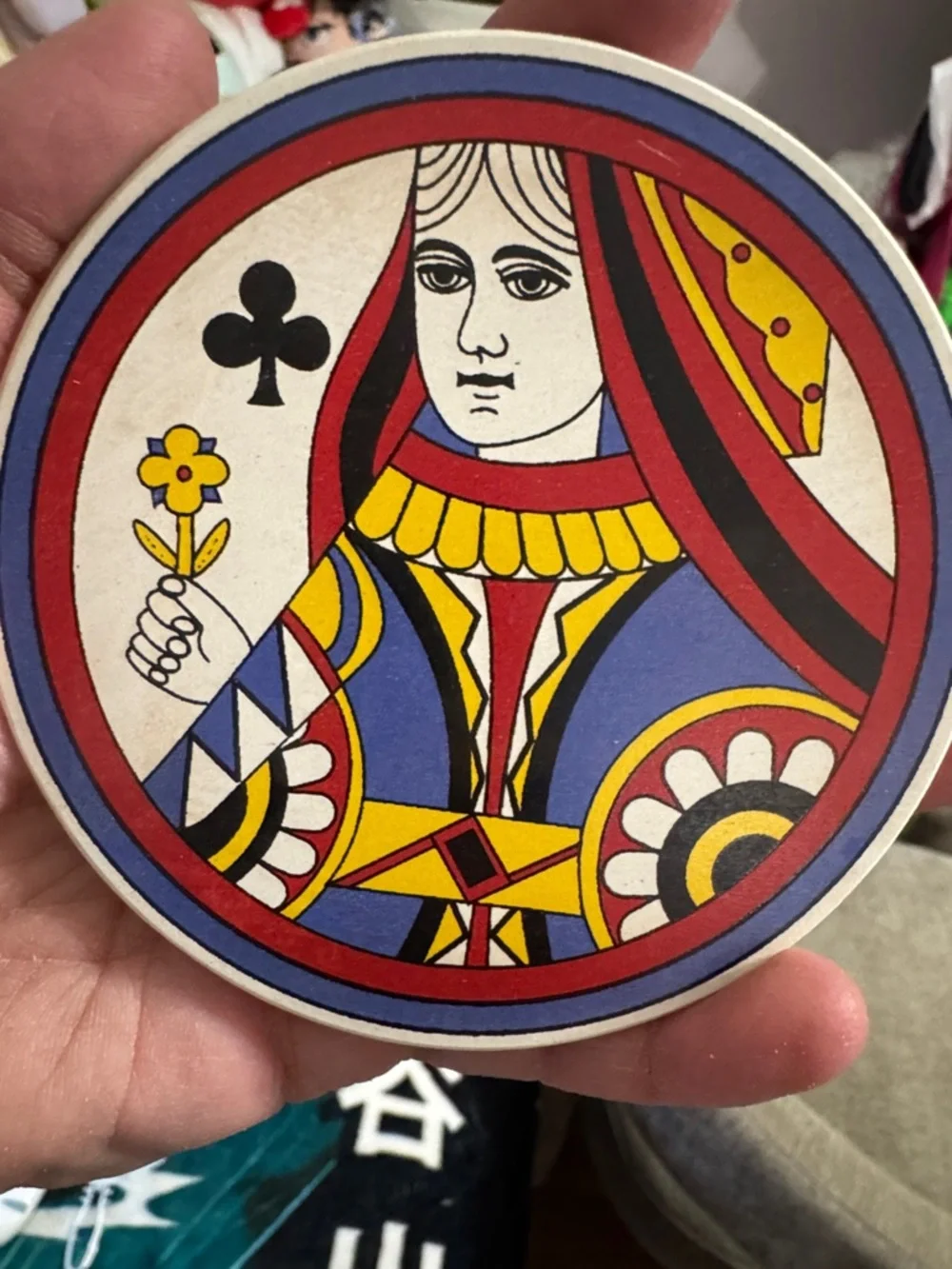 Set of 4 Vintage Playing Card Coasters - Queen/King/Jack Designs - Picture 8 of 11